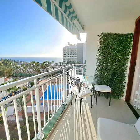Great Ocean View, Beach At 3 Min, One Bedroom Apartment Playa de las Américas Buitenkant foto