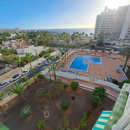 Great Ocean View, Beach At 3 Min, One Bedroom Apartment Playa de las Américas Buitenkant foto